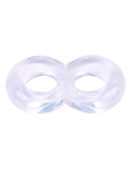 Duo Cock 8 Ball Ring-Clear