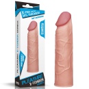 Nakładka przedłużająca penisa Add 1 cal Pleasure X Tender 17,3 cm Brąz - 1