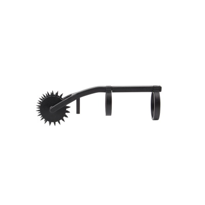 Double Thorn Finger Pinwheel - podwójne kolce na palec, ABS, 10,3 cm, koła 2,6/2,2 cm - 1 2