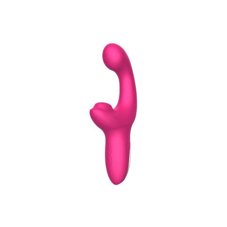 Wibrator G Spot z funkcją tapping (Tapping Function) - podwójna stymulacja, matowy silikon, profil ergonomiczny - 1