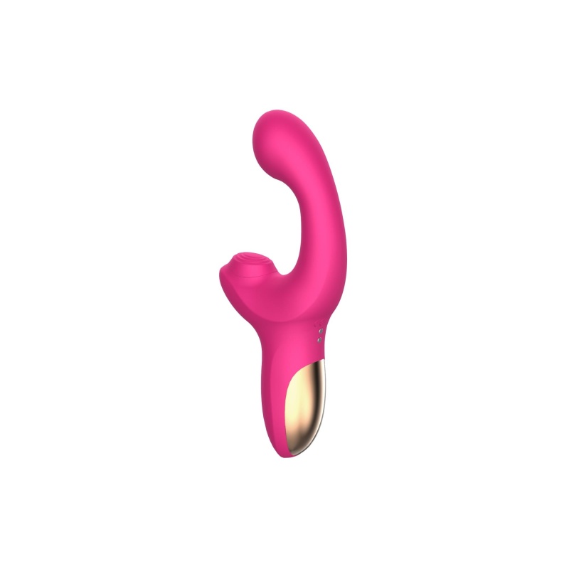 Wibrator G Spot z funkcją tapping (Tapping Function) - podwójna stymulacja, matowy silikon, profil ergonomiczny - 4