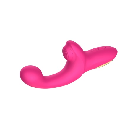Wibrator G Spot z funkcją tapping (Tapping Function) - podwójna stymulacja, matowy silikon, profil ergonomiczny - 6