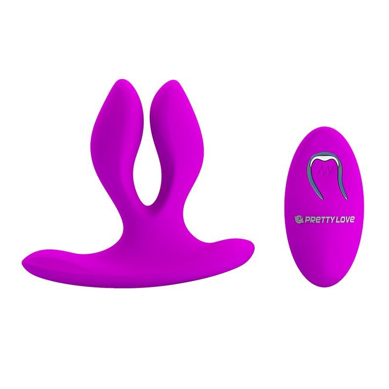 Wibrator Magic Finger dwuczęściowy z bezprzewodowym pilotem - 2