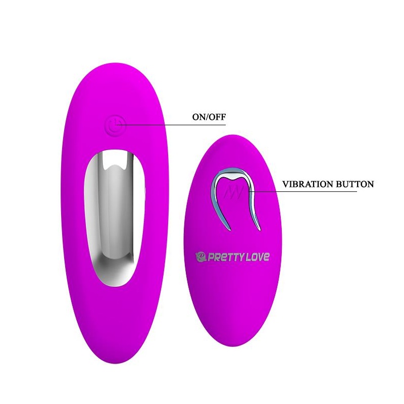 Wibrator Magic Finger dwuczęściowy z bezprzewodowym pilotem - 7