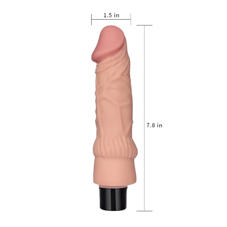 Wibrator Real Softee 19,3 cm różowy - 7