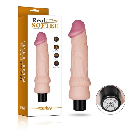 Wibrator Real Softee 19,3 cm różowy - 8