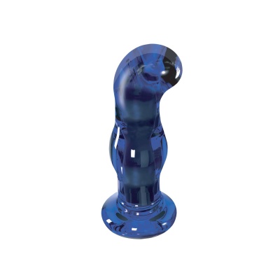 Wibrujący korek analny Gleaming ze szkła borokrzemianowego, 11,5 cm - 1