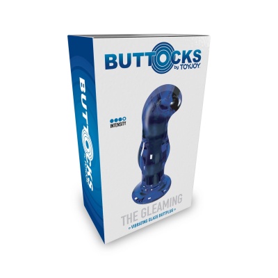 Wibrujący korek analny Gleaming ze szkła borokrzemianowego, 11,5 cm - 1 2