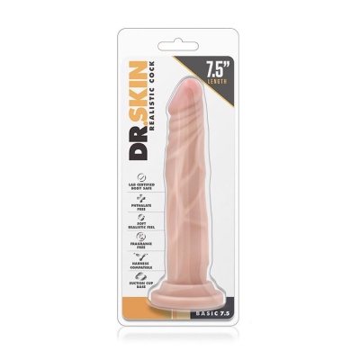DR. SKIN REALISTIC COCK BASIC 7.5 BEIGE - 1
