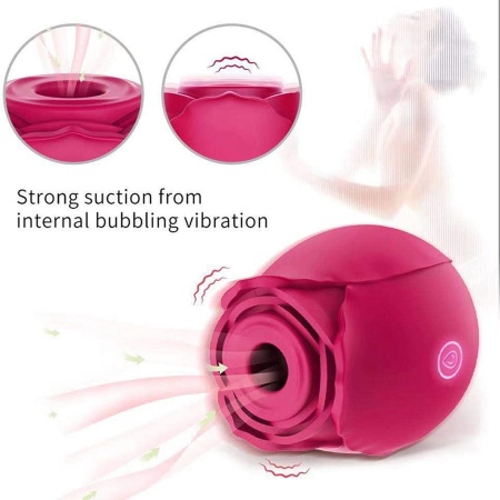 Stymulator łechtaczki 10 Function Air-Pulse USB 10 cm - 4