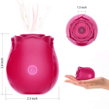 Stymulator łechtaczki 10 Function Air-Pulse USB 10 cm - 5