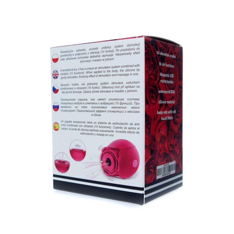Stymulator łechtaczki 10 Function Air-Pulse USB 10 cm - 9