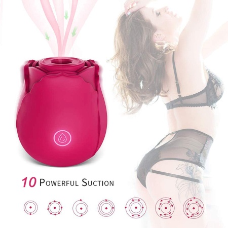 Stymulator łechtaczki 10 Function Air-Pulse USB 10 cm - 12