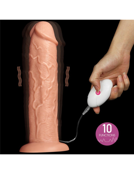 11'' Realistic Long Vibrating Dildo