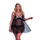 YULIA BLACK CHEMISE/CZARNA HALKA - 1