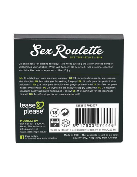 Sex Roulette Foreplay (NL-DE-EN-FR-ES-IT-PL-RU-SE-NO)