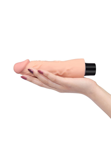 7"" REAL SOFTEE Vibrating Dildo