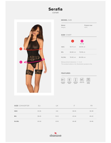 Serafia gorset   XS/S