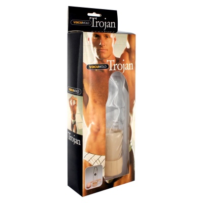 Pompka próżniowa do penisa Trojan Penis Developer Transparent z zaworem Air Release 18 cm - 1 2