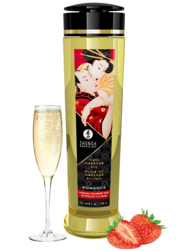 Massage Oil Romance STRAWBERY WINE
