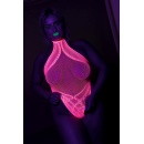 Body with Halter Neck - Neon Pink - 8