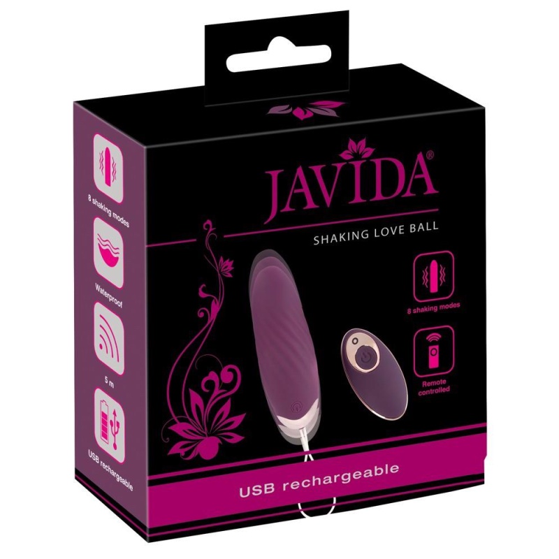 Kula miłości RC Shaking Love Ball – wibrujące jajo do treningu dna miednicy z bezprzewodowym pilotem, 9 cm × 3,4 cm - 1