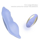 Wibrator do majtek Whisper Purple - bezprzewodowy stymulator z pilotem 12 m, silikon medyczny, 96 × 51 × 31 mm - 2