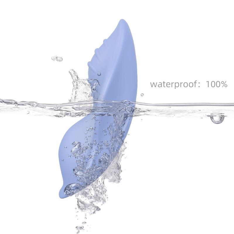 Wibrator do majtek Whisper Purple - bezprzewodowy stymulator z pilotem 12 m, silikon medyczny, 96 × 51 × 31 mm - 5