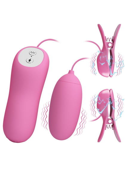 PRETTY LOVE - ELECTRIC SHOCK & VIBRO-BULLETS, 7 vibration functions 3 electric shock functions