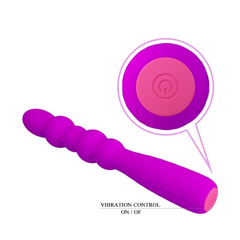 Wibrator MONROE elastyczny - 12 funkcji, 16,6 cm - 5