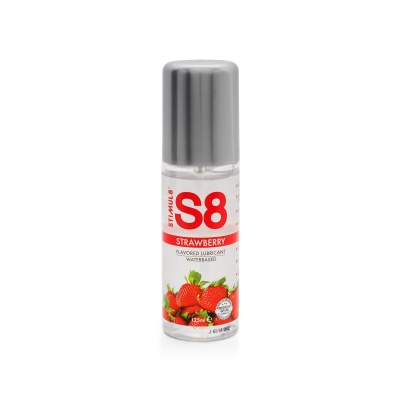 S8 WB Flavored Lube 125ml Strawberry - 1