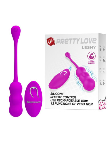 PRETTY LOVE -LESHY, 12 vibration functions Wireless remote control