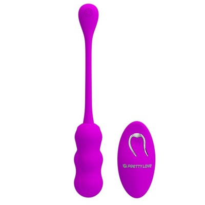 Wibrujące jajo Leshy z pilotem - 12 funkcji, 7,2 cm - 1 2