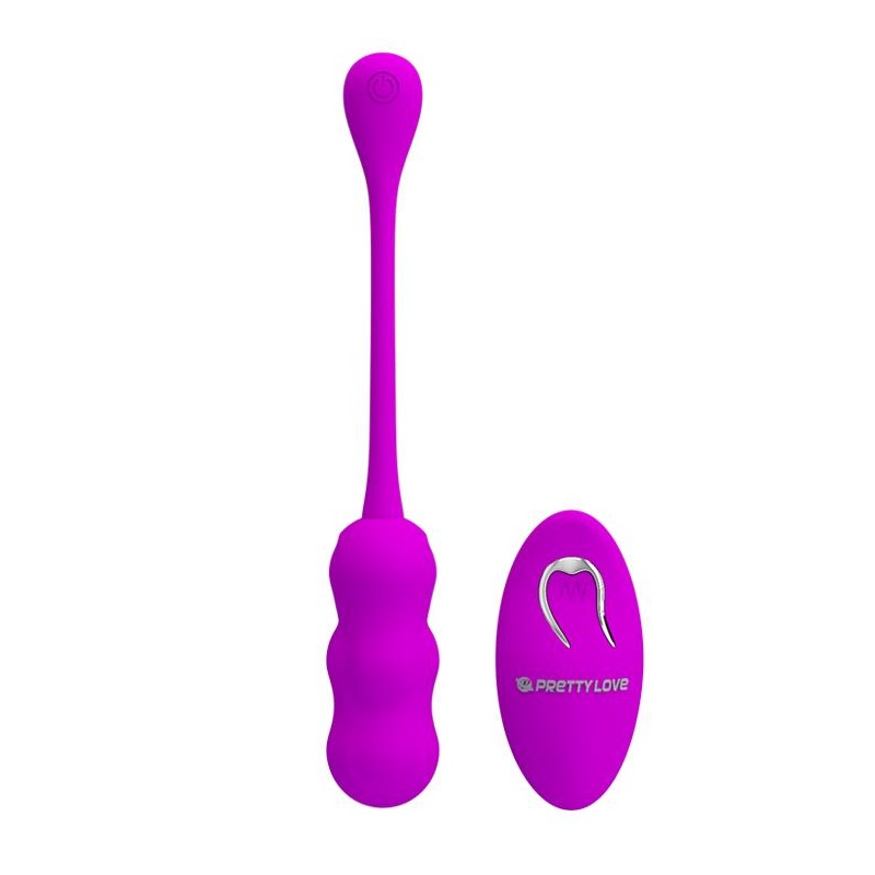 Wibrujące jajo Leshy z pilotem - 12 funkcji, 7,2 cm - 2