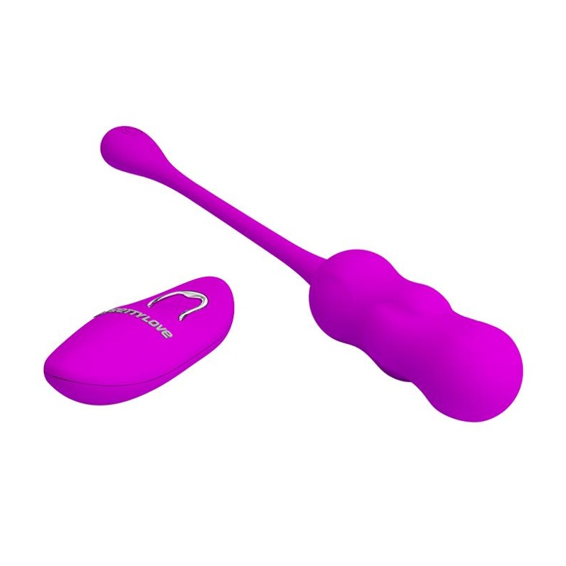 Wibrujące jajo Leshy z pilotem - 12 funkcji, 7,2 cm - 4