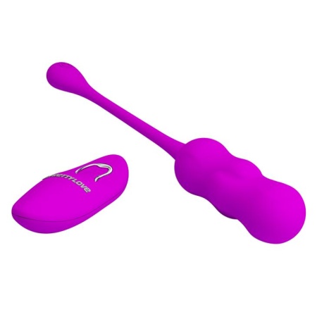 Wibrujące jajo Leshy z pilotem - 12 funkcji, 7,2 cm - 4