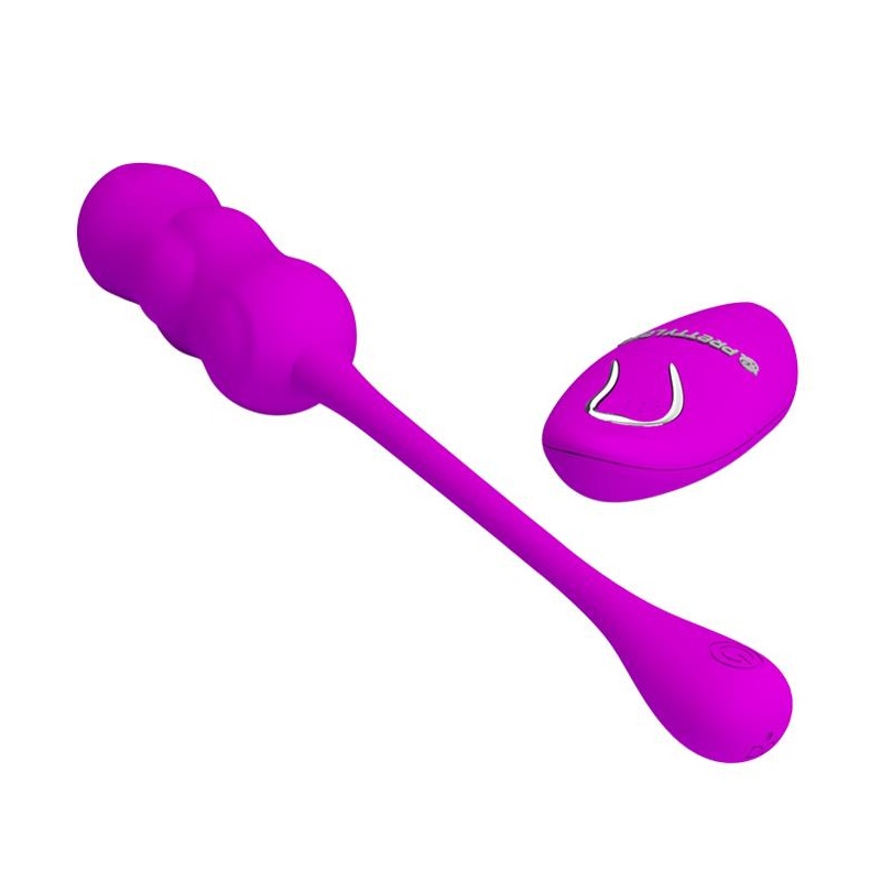 Wibrujące jajo Leshy z pilotem - 12 funkcji, 7,2 cm - 5