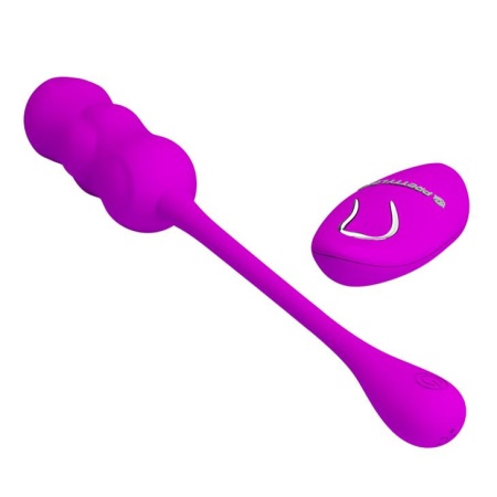 Wibrujące jajo Leshy z pilotem - 12 funkcji, 7,2 cm - 5