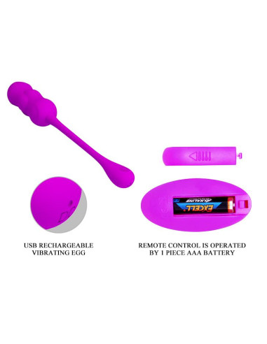 PRETTY LOVE -LESHY, 12 vibration functions Wireless remote control