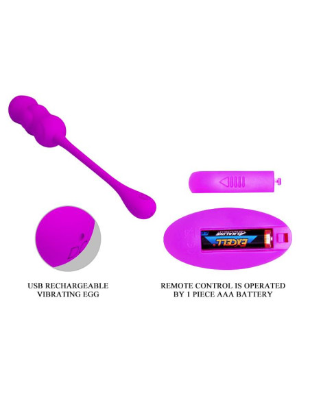 PRETTY LOVE -LESHY, 12 vibration functions Wireless remote control