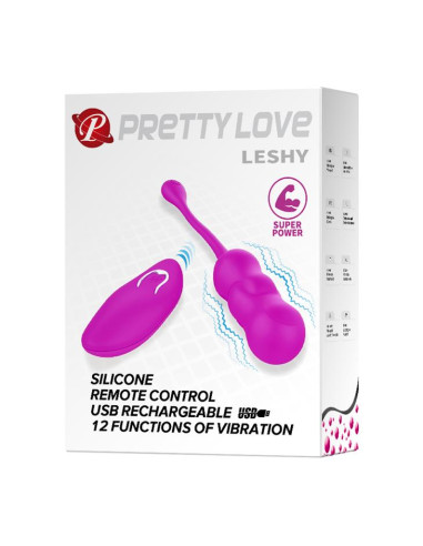 PRETTY LOVE -LESHY, 12 vibration functions Wireless remote control