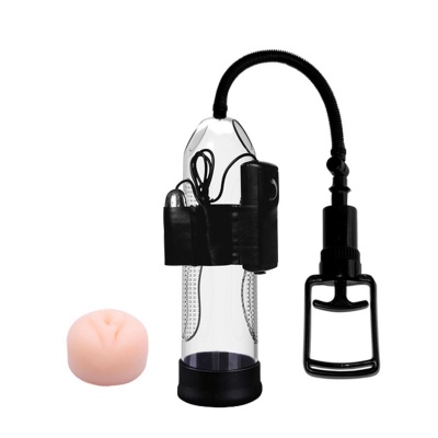 Elektryczna pompa próżniowa Penis Enlargement System z wibracją, długość 24,9 cm - 1