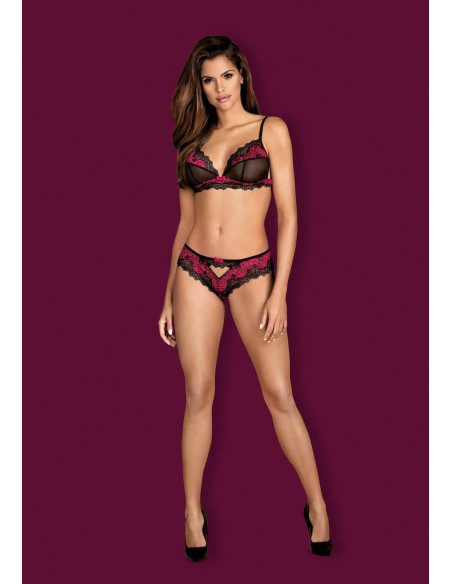 Tulia komplet 2-częściowy czarny    XS/S