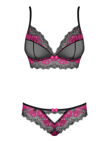 Tulia komplet 2-częściowy czarny    XS/S