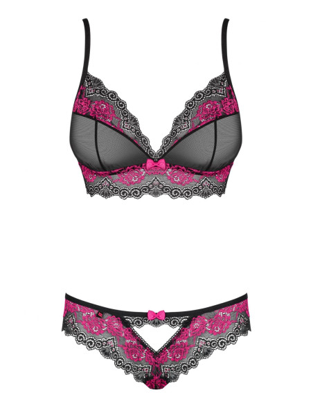 Tulia komplet 2-częściowy czarny    XS/S