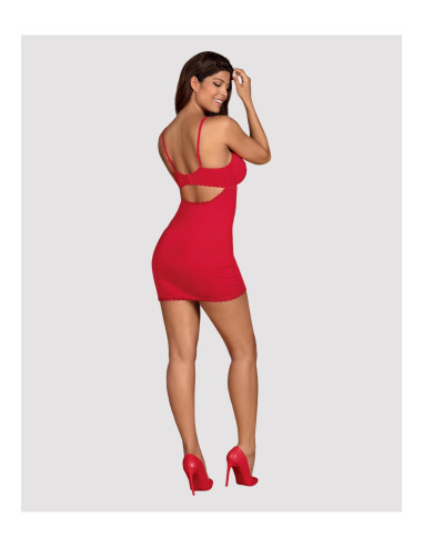 Jolierose koszulka i stringi czerwona XXL