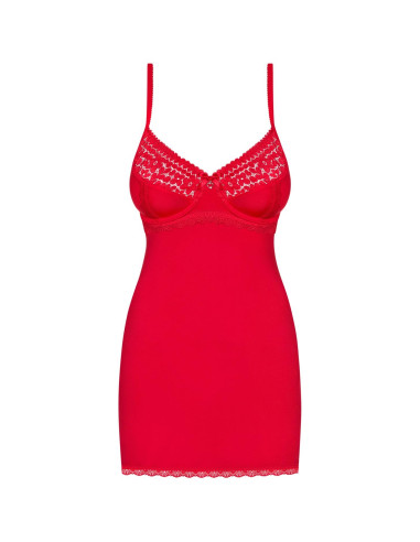 Jolierose koszulka i stringi czerwona XXL