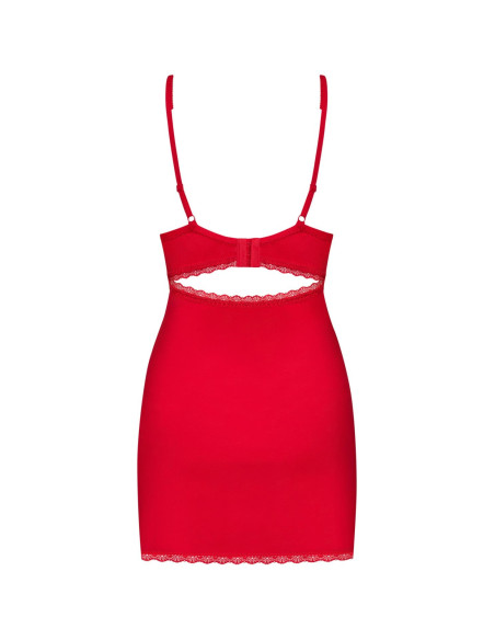 Jolierose koszulka i stringi czerwona XXL