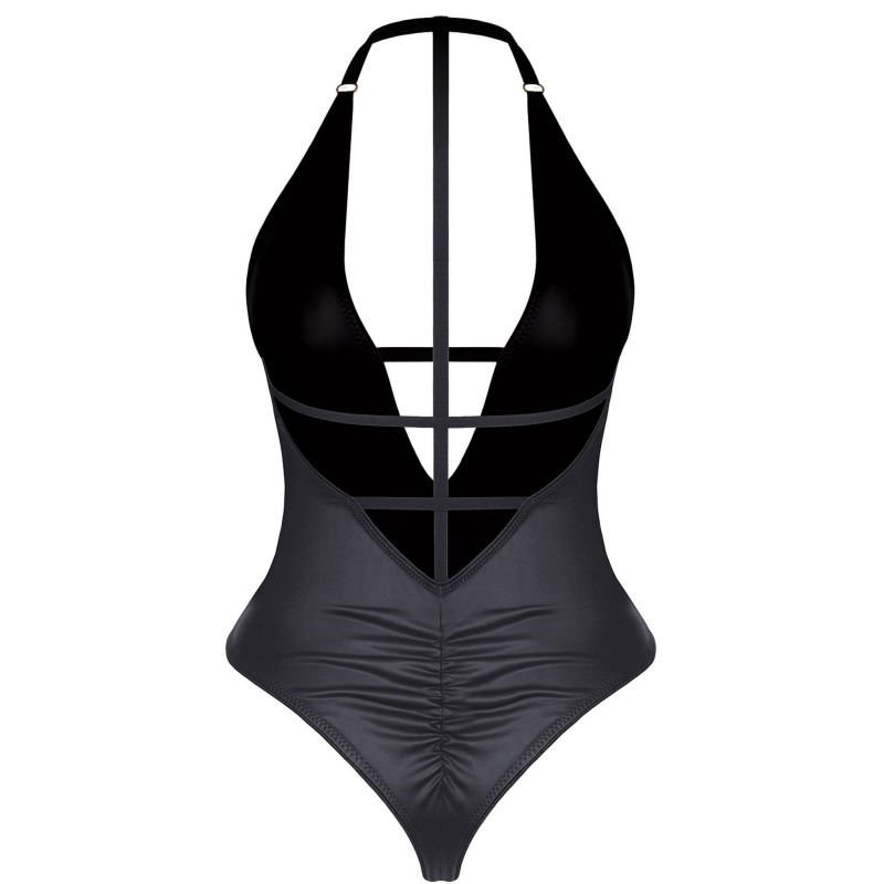 Bielizna-JENNIFER001 body czarne L - 6
