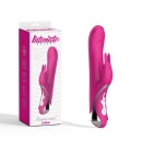 Wibrator króliczek Missile Rabbit-Pink - silikon hipoalergiczny, 10 programów wibracji, długość 23,5 cm, średnica 3,6 cm, wodood - 2